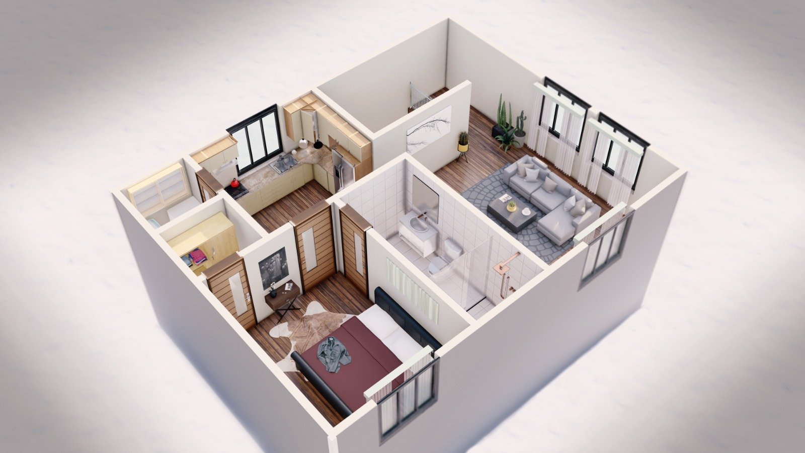 3D Floor Plan 6